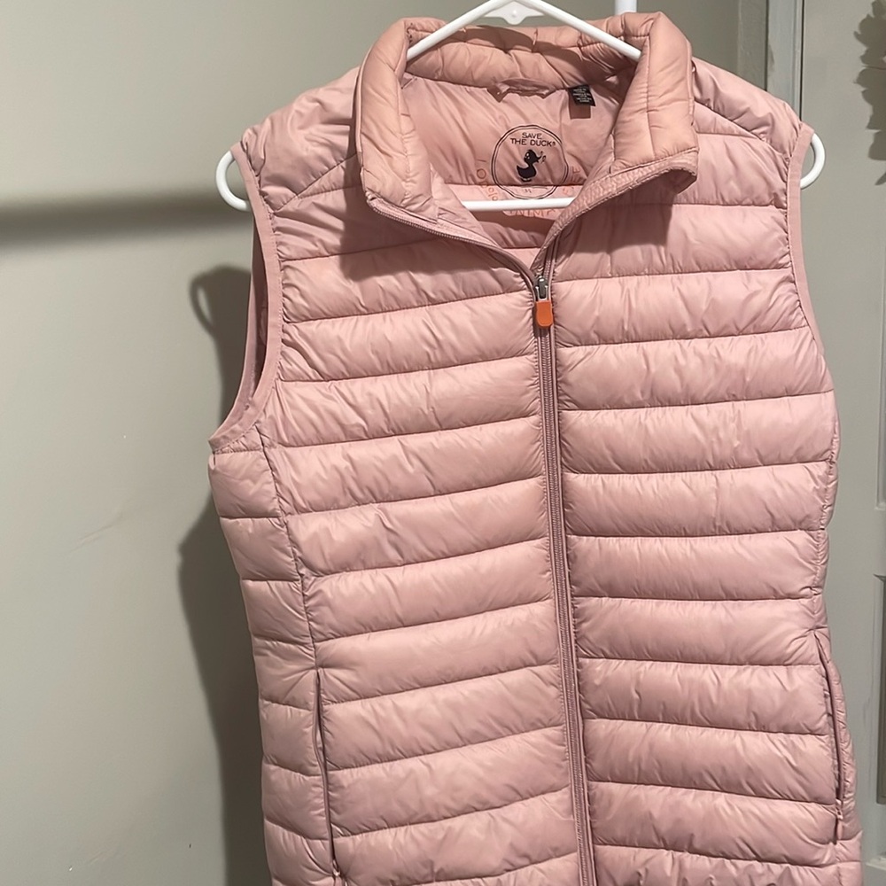 Pink charlotte puffer vest